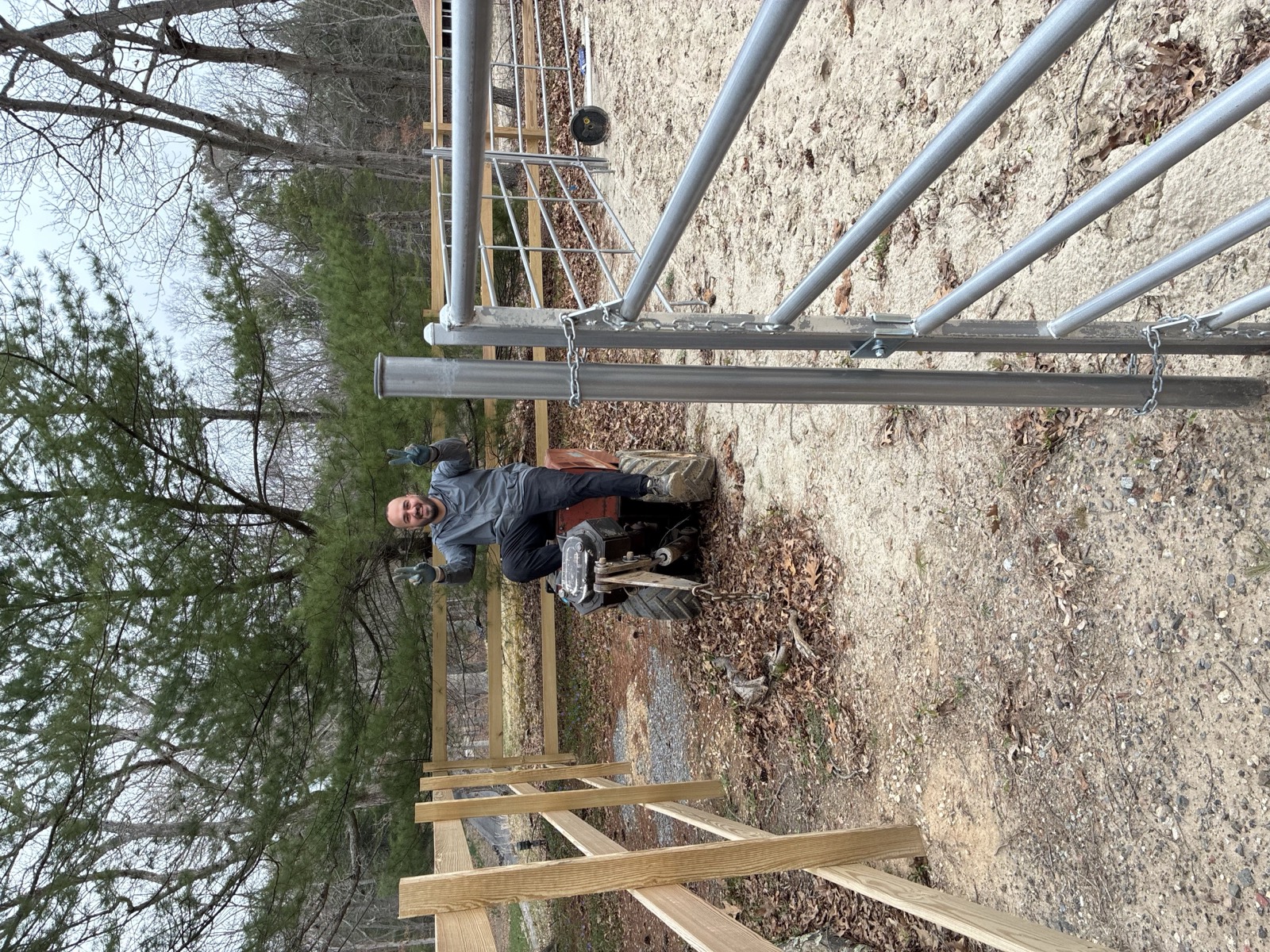 SAL technician installing an irrigation system on site